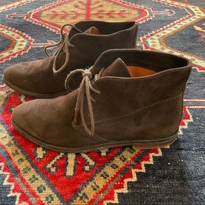 Johnston & Murphy brown suede boots